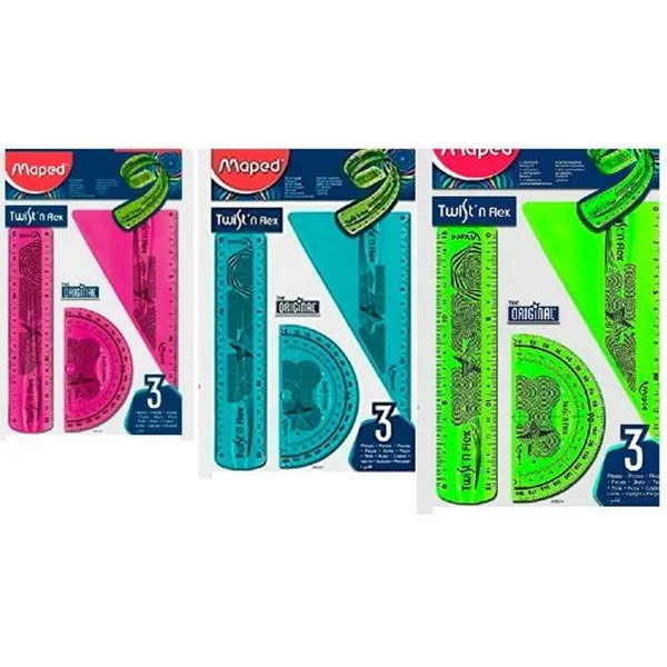 Noteikumu kopums Maped Twist'n Flex Original 3 Daudzums 10 gb.