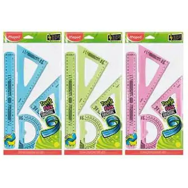 Geometriasetti Maped Twist'n Flex Maxi 4 Kappaletta 20 osaa