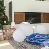 Valguspall Õue Lumisky Bobby Valge Ø 60 cm E27