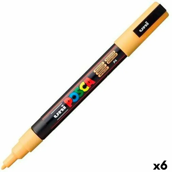 Huopakynä POSCA PC-3M Aprikoosi (6 osaa)