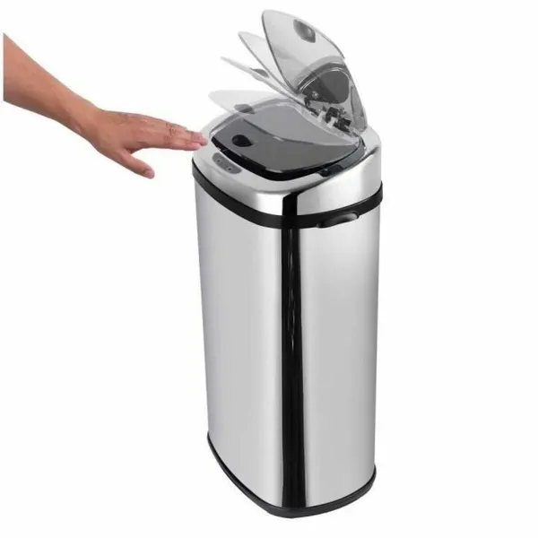 Šiukšlių dėžė Kitchen Move Pilka Metalinis
