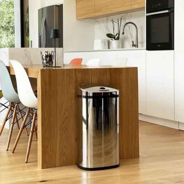 Мусорное ведро Kitchen Move Серый Металл