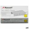 Klambrid Rexel 1000 Tükid, osad 26/6 (20 Ühikut)