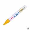 Permanentais marķieris Uni-Ball PX-20 Dzeltens 2,8 mm (12 gb.)