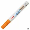 Постоянный маркер Uni-Ball PX-20 Оранжевый (12 штук)