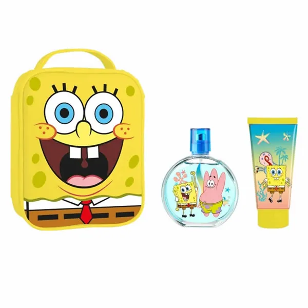 Sponge Bob Eau De Toilette Spray 100ml Set 3 Pieces