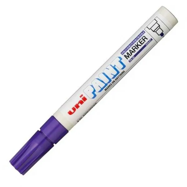 Permanentais marķieris Uni-Ball PX-20 Violets (12 gb.)