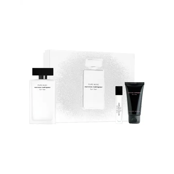 Set Narciso Rodriguez Pue Musc Edp 100ml Body 50ml Mini 10ml@