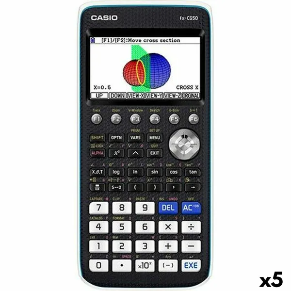 Grafinis skaičiuotuvas Casio FX-CG50 18,6 x 8,9 x 18,85 cm Juoda (5 vnt.)
