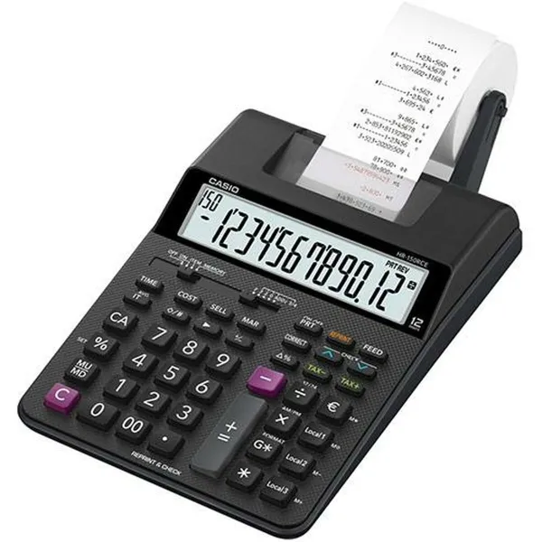 Tulostinlaskin Casio HR-150RCE Musta (10 osaa)