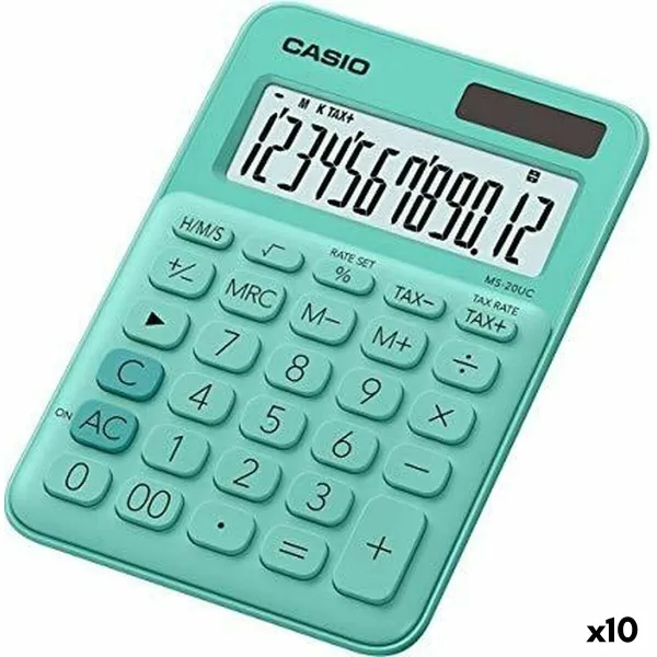 Laskin Casio MS-20UC Vihreä 2,3 x 10,5 x 14,95 cm (10 osaa)