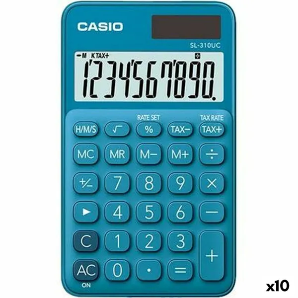 Skaičiuotuvas Casio SL-310UC Mėlyna (10 vnt.)