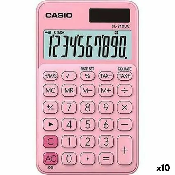 Kalkulaator Casio SL-310UC Roosa (10 Ühikut)