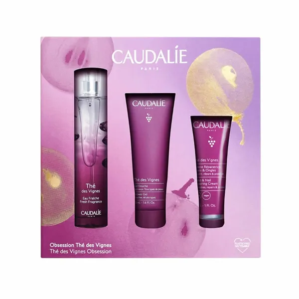 Caudalie The Des Vignes Eau Fraîche Spray 50ml Set 3 Pieces