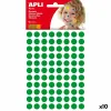 Hаклейки Apli Kids Gomets Зеленый Круглый (10 штук)