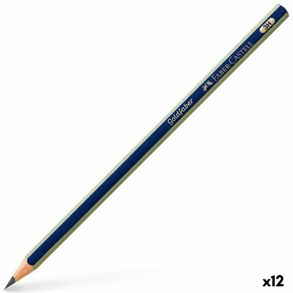 Lyijykynä Faber-Castell GOLDFABER Kuusikulmainen 3H Musta (12 osaa)