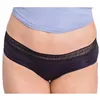 Enna Hipster Menstrual Panty Black Abundant Flow T-M Evening