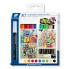 Set of Markers Staedtler Lumocolor 349 Multicolour 10 Pieces