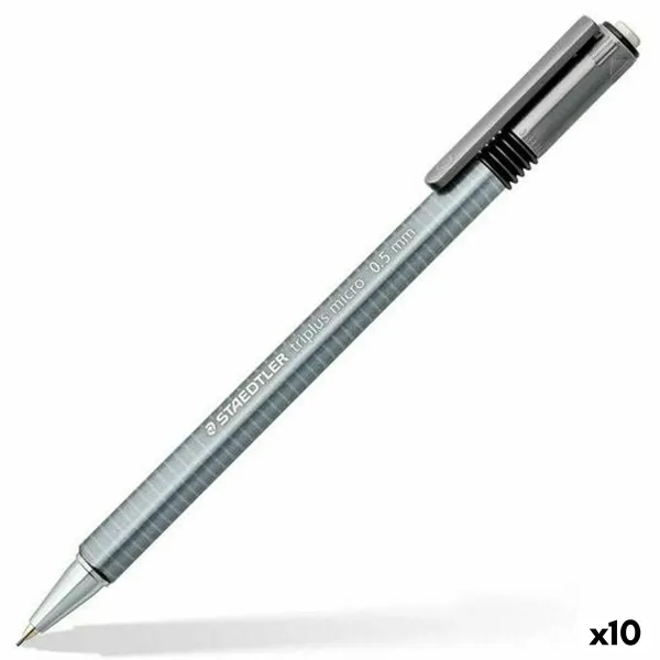 Pieštuko laikiklis Staedtler Triplus Micro 774 Pilka 0,5 mm (3 Dalys) (10 vnt.)
