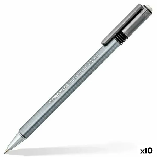 Pieštuko laikiklis Staedtler Triplus Micro 774 Pilka 0,5 mm (3 Dalys) (10 vnt.)