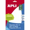 Uzlīmes Apli Balts Papīrs 10 Loksnes 105 x 149 mm (10 gb.)