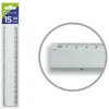 Lineāls Bismark Sudrabains Alumīnijs 15 cm (40 gb.)