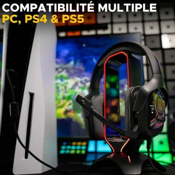 Headphones with Microphone The G-Lab KORP COBALT 7.1