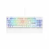 Mechanical keyboard The G-Lab KEYZ RUBIDIUM White Azerty French