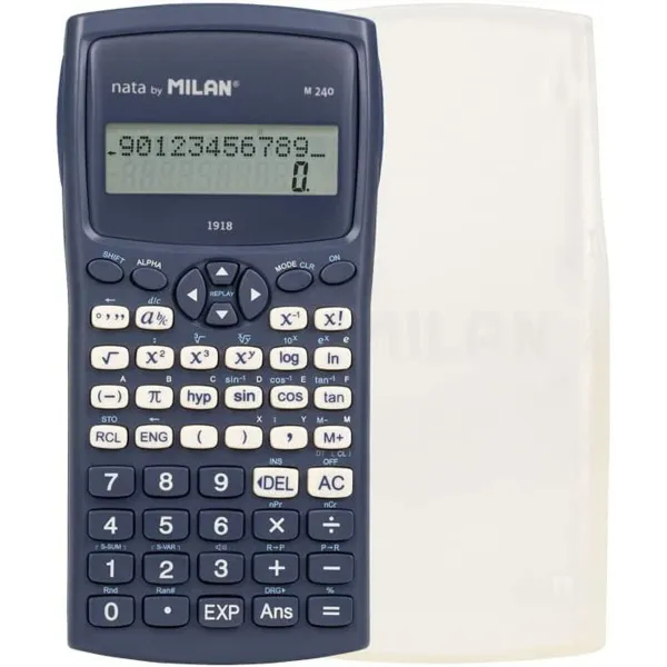 Tieteellinen laskin Milan M240-1918 Sininen 16,7 x 8,4 x 1,9 cm