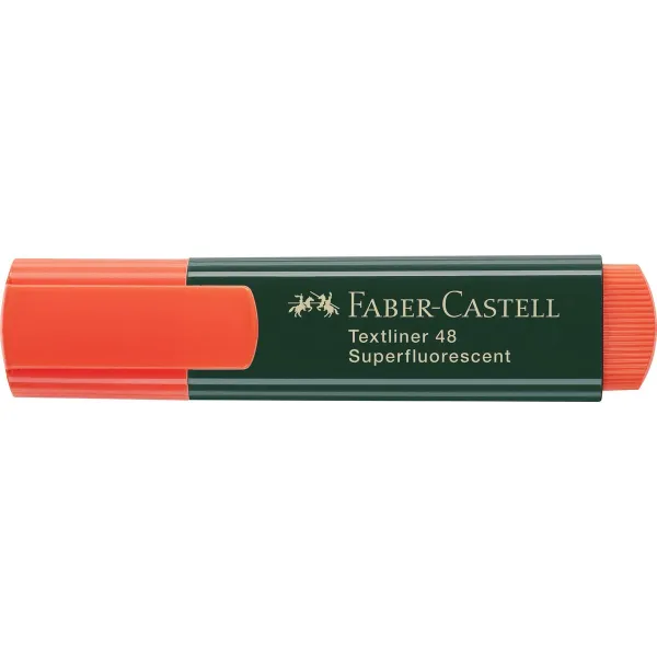 Highlighter Faber-Castell TEXTLINER 48 Orange (10 Units)