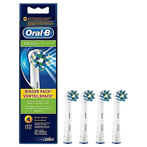 Oral-B Pro Cross Action Refill 4 Units