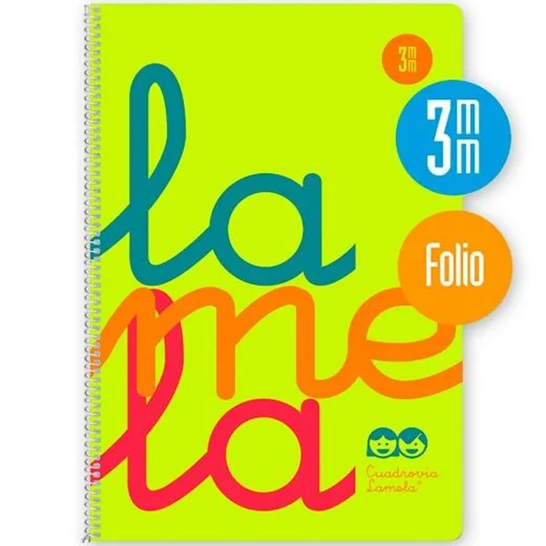 Užrašų knygelė Lamela Geltona Lapas 80 Paklodės 21,5 x 31,5 cm (5 vnt.)