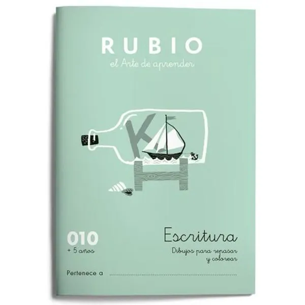 Writing and calligraphy notebook Rubio Nº10 A5 Espanja 20 Levyt (10 osaa)