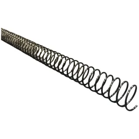 Спирали для привязки Yosan 5:1 Чёрный Металл Ø 10 mm 100 штук