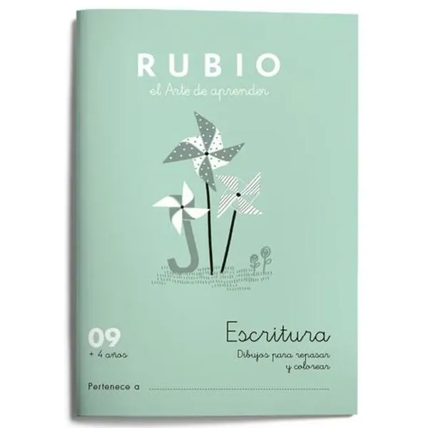 Writing and calligraphy notebook Rubio Nº09 A5 Spanish (10 Units)