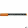 Постоянный маркер Staedtler 318-4 Оранжевый 0,6 mm 10 Предметы (10 штук)