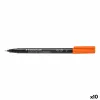 Постоянный маркер Staedtler 318-4 Оранжевый 0,6 mm 10 Предметы (10 штук)