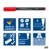 Постоянный маркер Staedtler 318-4 Оранжевый 0,6 mm 10 Предметы (10 штук)