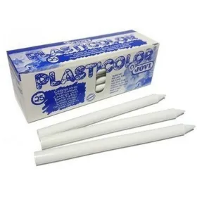 Väriliidut Jovi Plasticolor Valkoinen 25 Kappaletta