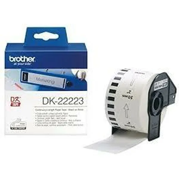 Рулонная бумага для принтеров Brother DK-22223 Белый 50 mm x 30,48 m Чёрный (3 штук)