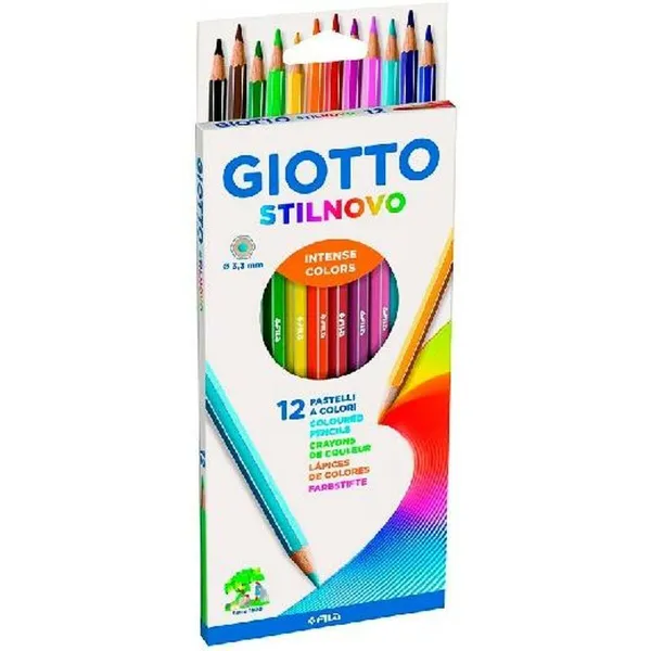 Цветные карандаши Giotto Stilnovo Разноцветный 12 Предметы