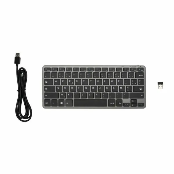 Näppäimistö Bluestork Azerty Ranska Musta