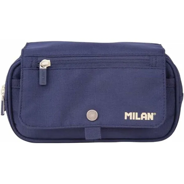 Школьный пенал Milan Serie1918 Синий 13 x 24 x 10 cm