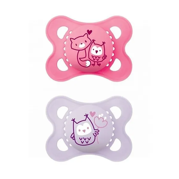 Pacifier Silicone Mam Original Pure 2-6 Months 2 ud