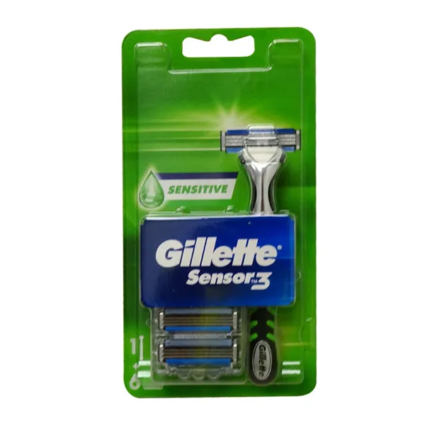 Gillette Sensor3 Sensitive Cuchilla De Afeitar Pack 1un Recambio Cuchillas Pack