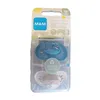 Mam Silicone Pacifier Original Pure+16M 2Units Blue