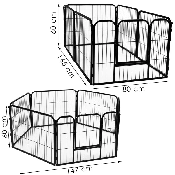 Lemmikkien häkki Springos PA1003 165x84x60 cm