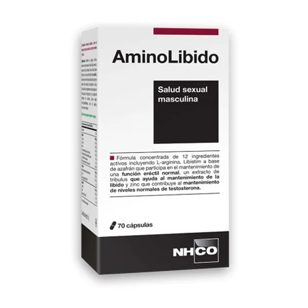 Nhco - AminoLibido - Male Sexual Health - 70 Capsules