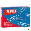 Klipsi Apli Nº 3 nikkeli 40 mm (10 osaa)
