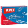 Clips Apli Nº 3 nickel 40 mm (10 Units)